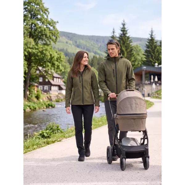  Moška softshell jakna ALTISPORT NoPrint NP/ALM225 VOJAŠKI 