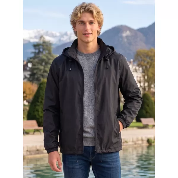  Unisex vetrovka ALTISPORT NoPrint NP/ALU425 ČRNA 