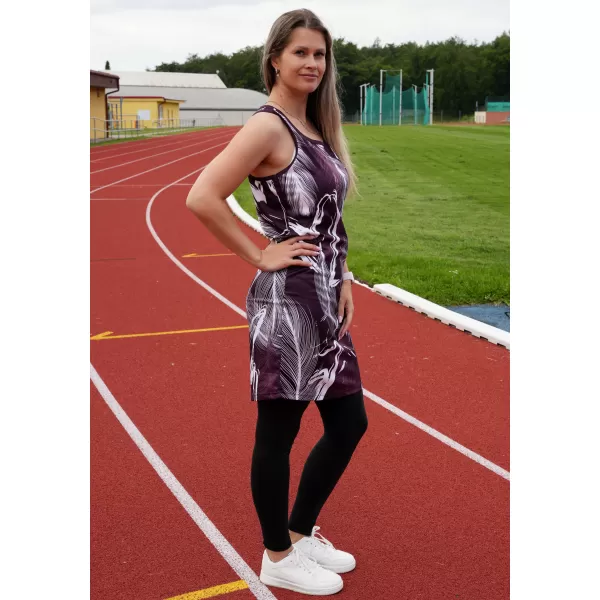  Ženska vrhunska funkcionalna brezrokavna obleka ALTISPORT VOJ/ALW001SAT01 VIJOLIČNA 