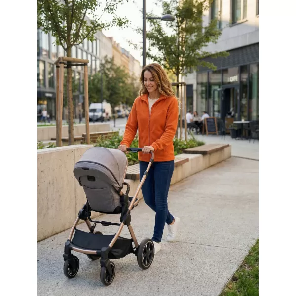  Ženski pulover iz flisa ALTISPORT NoPrint NP/ALW405 ORANŽNA 