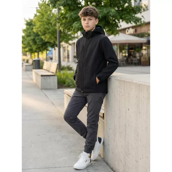  Otroška softshell jakna ALTISPORT NoPrint NP/ALK535 ČRNA 