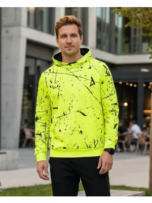 Moški vrhunski funkcionalni pulover ALTISPORT VOJ/ALM034MI01 NEON RUMENA