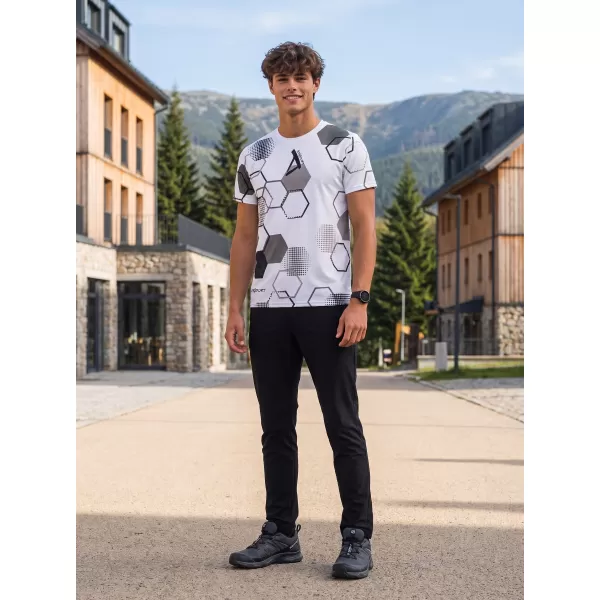  Moška funkcionalna premium majica ALTISPORT VOJ/ALM037TR01 BELA 