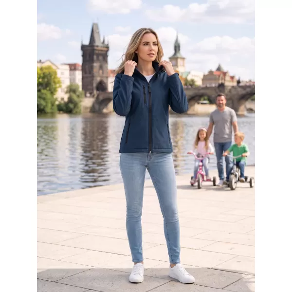  Ženska softshell jakna ALTISPORT NoPrint NP/ALW125 MORNARSKO MODRA 