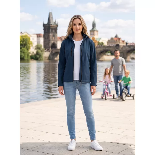  Ženska softshell jakna ALTISPORT NoPrint NP/ALW125 MORNARSKO MODRA 