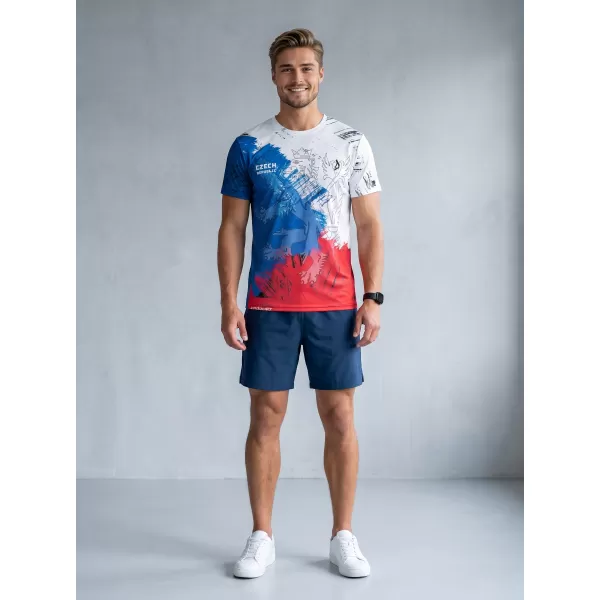  Moška premium funkcionalna majica s kratkimi rokavi ALTISPORT x CZE VOJ/ALM032TR01 LEV 