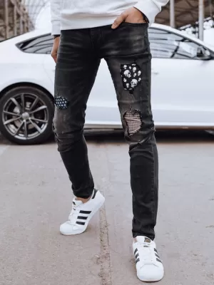 Kavbojke DSTREET UX4295 ČRN