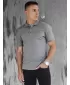 Moška T -majica z ovratnikom DSTREET PX0602 TEMNO SIVA