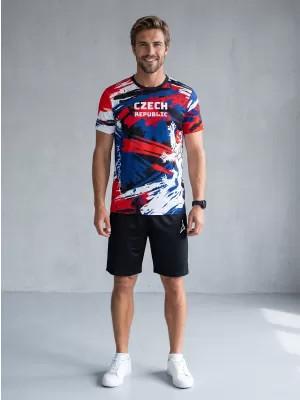 Moška premium funkcionalna majica s kratkimi rokavi ALTISPORT x CZE VOJ/ALM036TR01 ČEŠKI