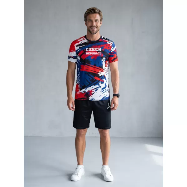  Moška premium funkcionalna majica s kratkimi rokavi ALTISPORT x CZE VOJ/ALM036TR01 ČEŠKI 
