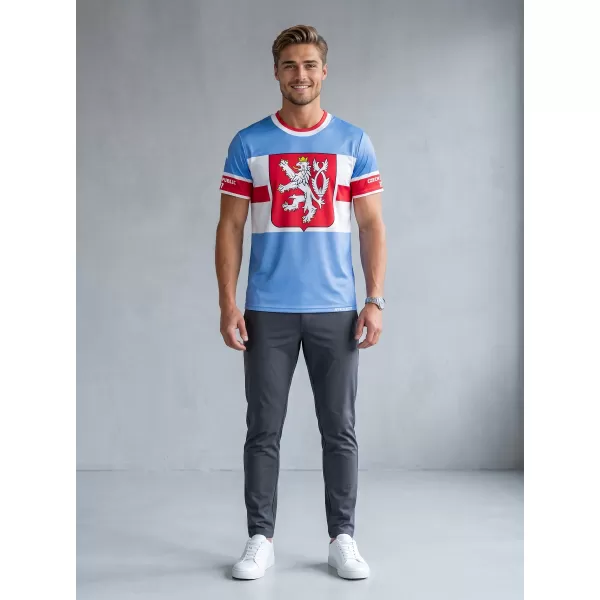  Moška premium funkcionalna majica s kratkimi rokavi ALTISPORT x CZE VOJ/ALM032TR01 RETRO 