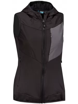 Ženski softshell telovnik KILPI LENIA-W VL0111KI ČRNA