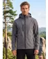 Moška softshell jakna ALTISPORT NoPrint NP/ALM225 TEMNO SIVI POUDARKI