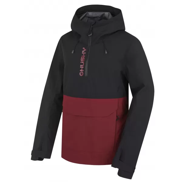  Moška jakna HUSKY NABBI M ČRNA/BORDO 