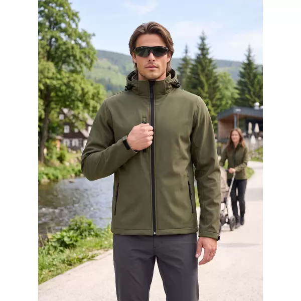  Moška softshell jakna ALTISPORT NoPrint NP/ALM225 VOJAŠKI 
