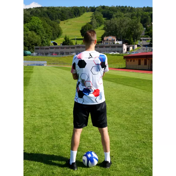  Moška premium funkcionalna majica s kratkimi rokavi ALTISPORT x CZE VOJ/ALM036TR01 HEKSA BELA 