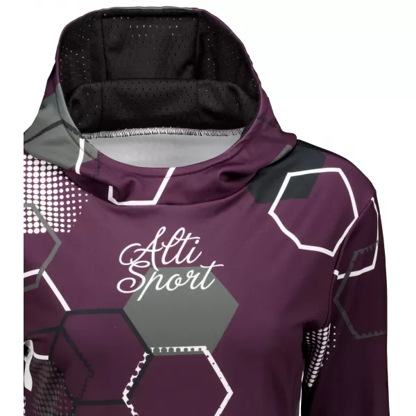  Ženski vrhunski funkcionalni pulover ALTISPORT VOJ/ALW037MI01 VIJOLIČNA 