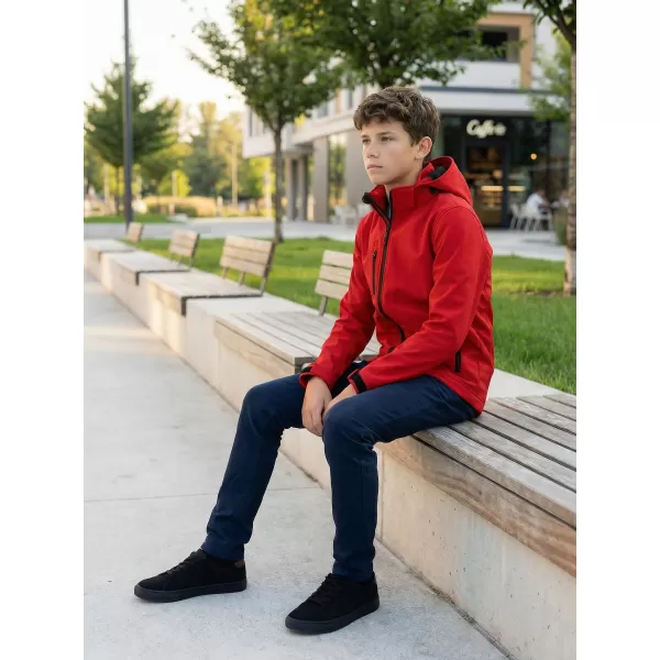  Otroška softshell jakna ALTISPORT NoPrint NP/ALK535 RDEČA 