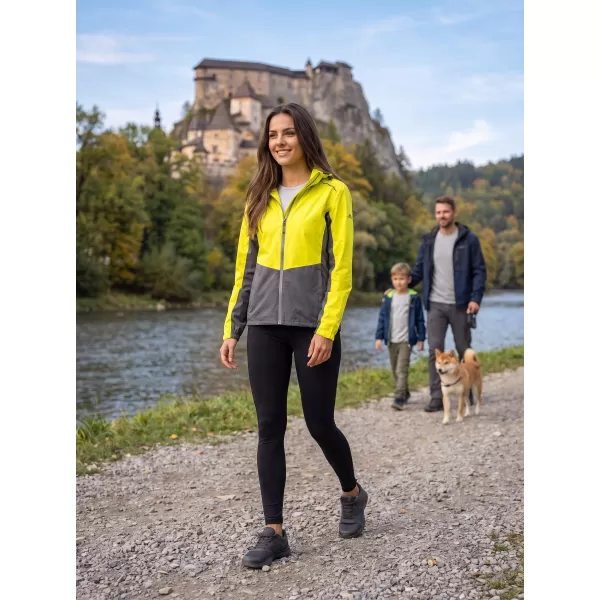  Ženska jakna ALTISPORT NoPrint NP/ALW935 NEON RUMENA 