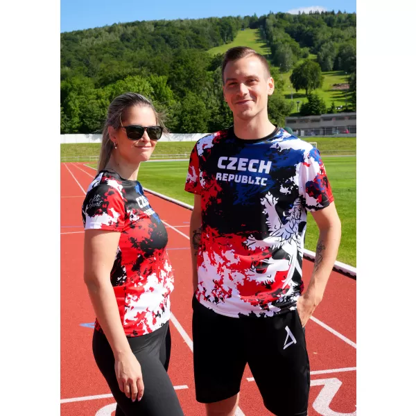 Moška premium funkcionalna majica s kratkimi rokavi ALTISPORT x CZE VOJ/ALM036TR01 MADEŽI 