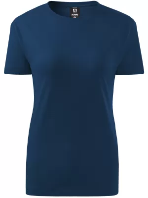 Ženska majica s kratkimi rokavi ALTISPORT NoPrint NP/ALW331 POLNOČNO MODRA