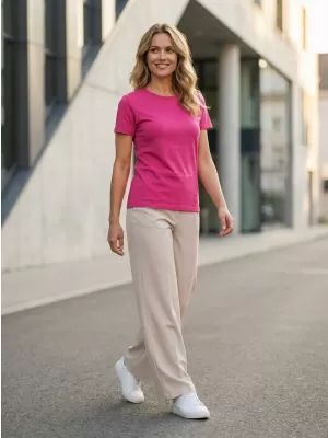 Ženska majica s kratkimi rokavi ALTISPORT NoPrint NP/ALW331 MAGENTA