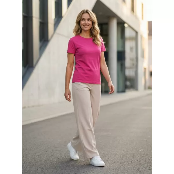  Ženska majica s kratkimi rokavi ALTISPORT NoPrint NP/ALW331 MAGENTA 