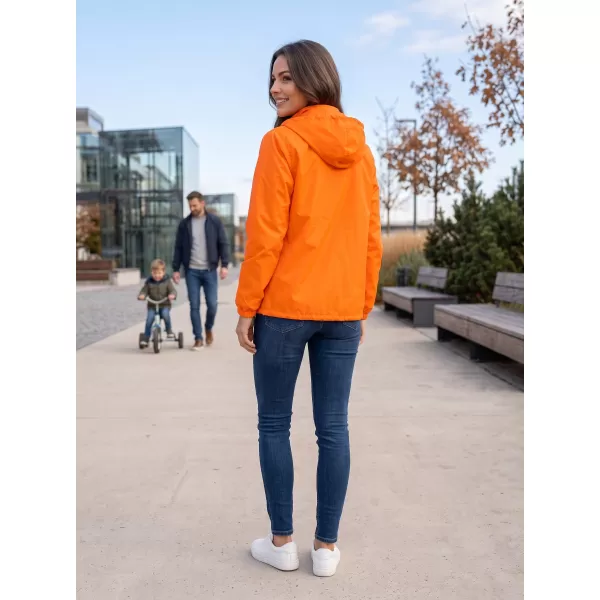  Unisex vetrovka ALTISPORT NoPrint NP/ALU425 NEON ORANŽNA 