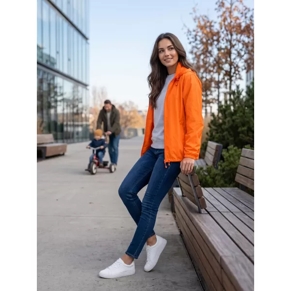  Unisex vetrovka ALTISPORT NoPrint NP/ALU425 NEON ORANŽNA 