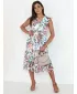 Obleka DSTREET ROSALIE EY2511 BELA