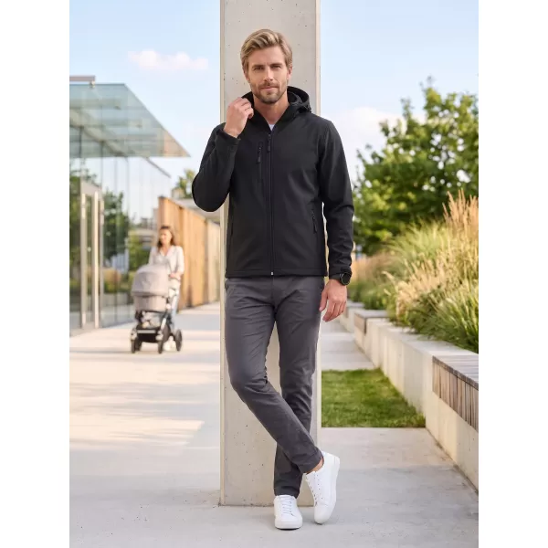 Moška softshell jakna ALTISPORT NoPrint NP/ALM225 ČRNA 