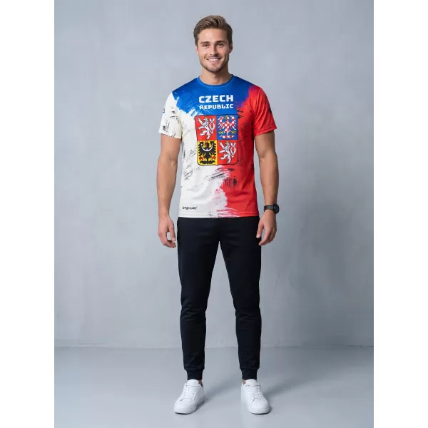  Moška premium funkcionalna majica s kratkimi rokavi ALTISPORT x CZE VOJ/ALM032TR01 ZNAČAJ 