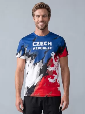 Moška premium funkcionalna majica s kratkimi rokavi ALTISPORT x CZE VOJ/ALM036TR01 PROGE