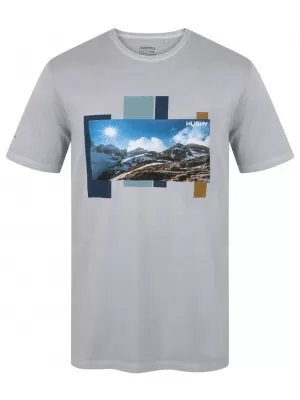 Srajca HUSKY TEE SKYLINE M SVETLO SIVA