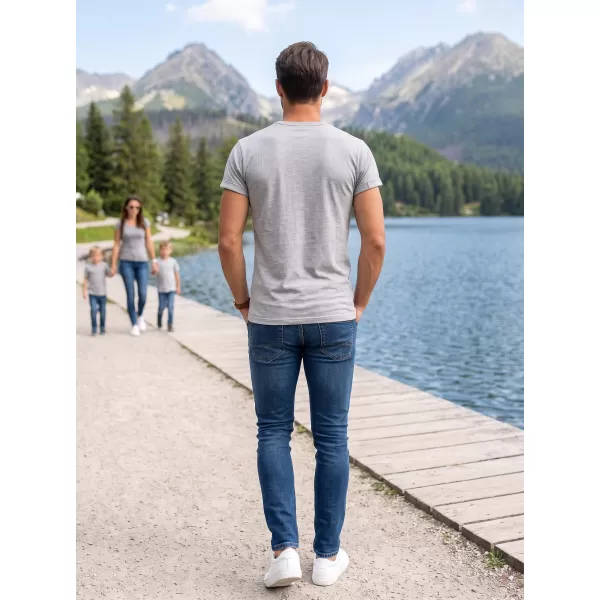  Moška majica s kratkimi rokavi ALTISPORT NoPrint NP/ALM361 SVETLOBNI POUDAREK 