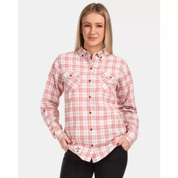  Ženska srajca KILPI FLANNY-W VL0370KI ROZA 