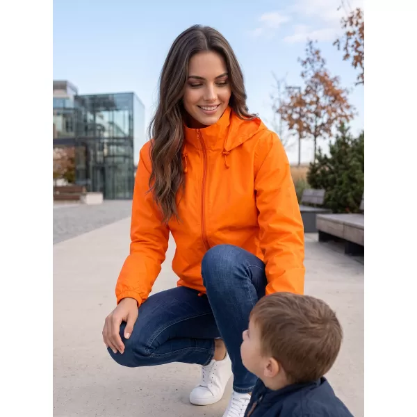  Unisex vetrovka ALTISPORT NoPrint NP/ALU425 NEON ORANŽNA 
