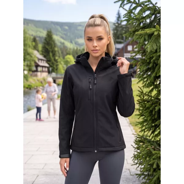  Ženska softshell jakna ALTISPORT NoPrint NP/ALW125 ČRNA 