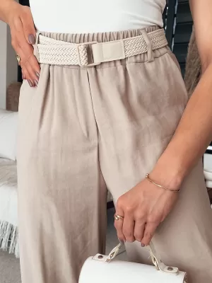 Ženske hlače DSTREET CHIMAS UY2107 KARAMELA