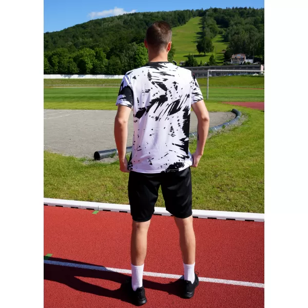  Moška premium funkcionalna majica s kratkimi rokavi ALTISPORT x CZE VOJ/ALM036TR01 ABSTRAKCIJA 