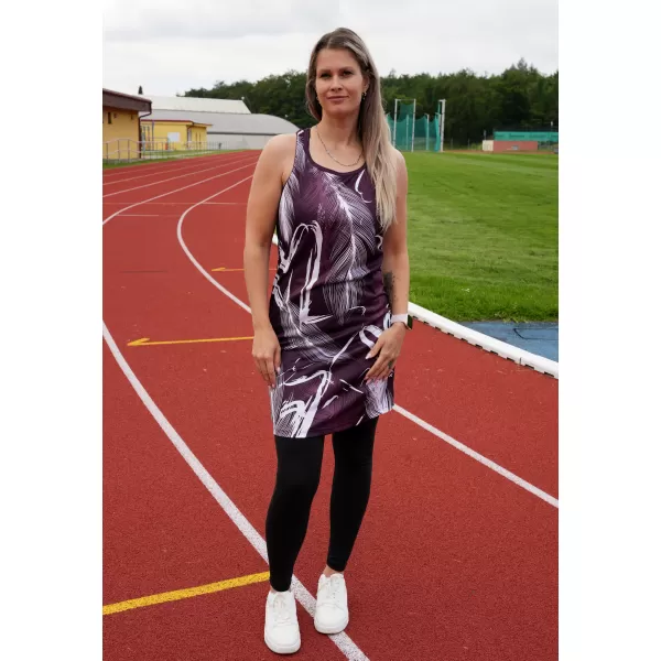  Ženska vrhunska funkcionalna brezrokavna obleka ALTISPORT VOJ/ALW001SAT01 VIJOLIČNA 