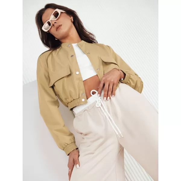  Ženska jakna DSTREET KADYS TY4187 KHAKI 