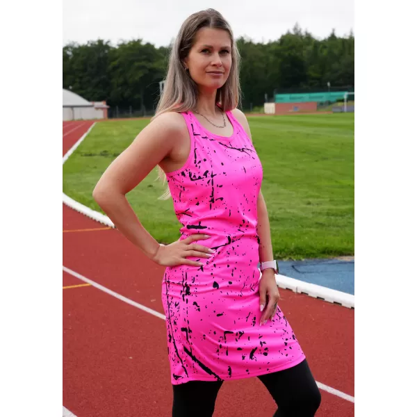  Ženska vrhunska funkcionalna brezrokavna obleka ALTISPORT VOJ/ALW034SAT01 NEON/ROZA 