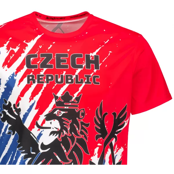  Moška premium funkcionalna majica s kratkimi rokavi ALTISPORT x CZE VOJ/ALM036TR01 LEV 
