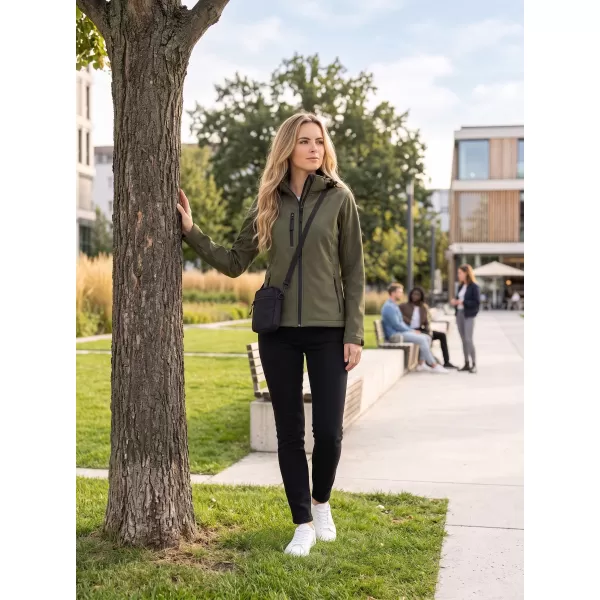  Ženska softshell jakna ALTISPORT NoPrint NP/ALW125 VOJAŠKI 