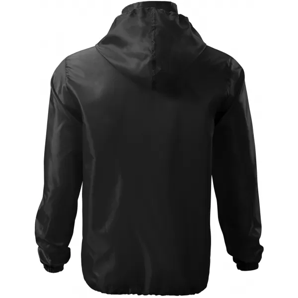  Unisex vetrovka ALTISPORT NoPrint NP/ALU425 ČRNA 