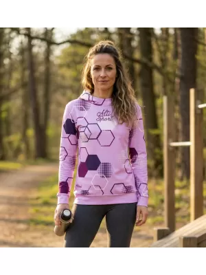 Ženski vrhunski funkcionalni pulover ALTISPORT VOJ/ALW037MI01 LILA