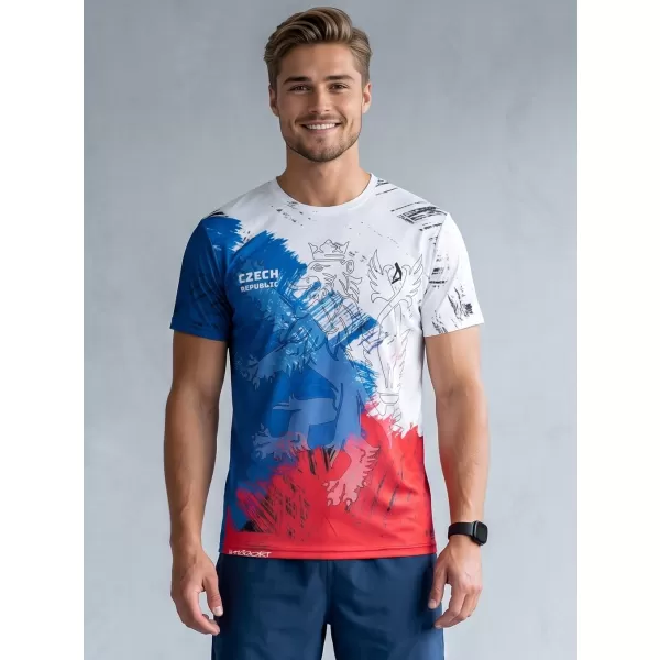  Moška premium funkcionalna majica s kratkimi rokavi ALTISPORT x CZE VOJ/ALM032TR01 LEV 