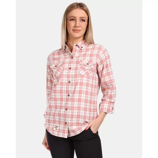 Ženska srajca KILPI FLANNY-W VL0370KI ROZA 