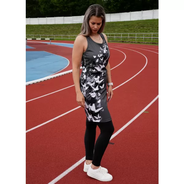  Ženska vrhunska funkcionalna brezrokavna obleka ALTISPORT VOJ/ALW022SAT01 SIVA 